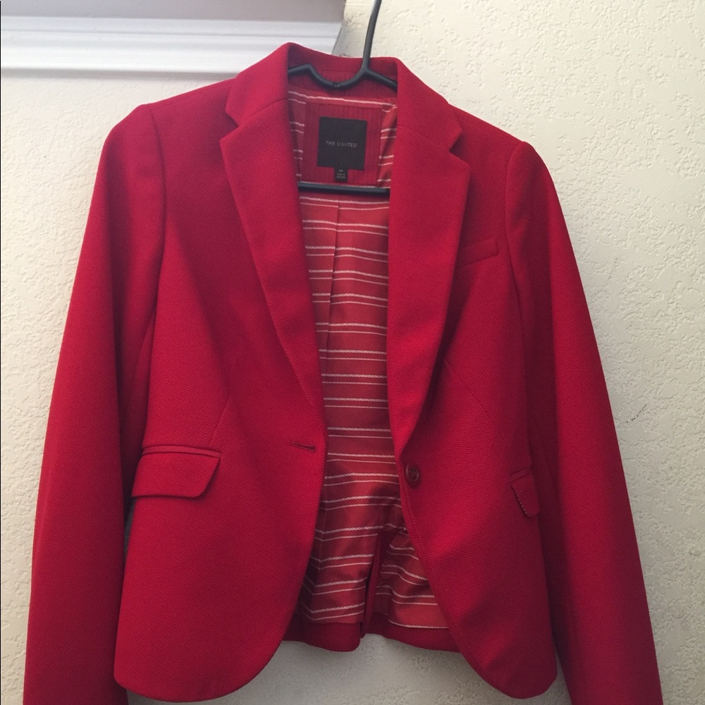 The Limited Red Blazer